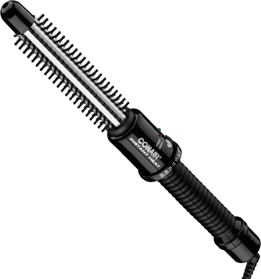 Instant Heat Curling Iron Brush. 3/4-Inch Barrel - For Use On Short Hair