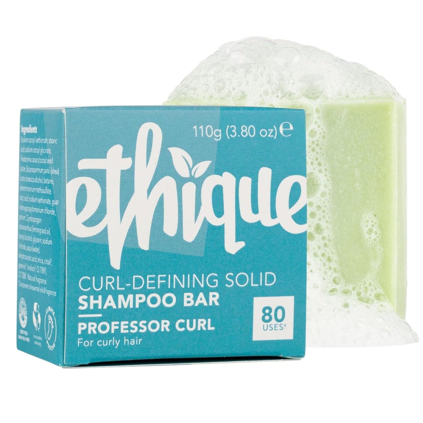 Clarifying Shampoo Bar for oily hair with Castor Oil - Plastic-Free. Vegan. Cruelty-Free. 3.88 oz