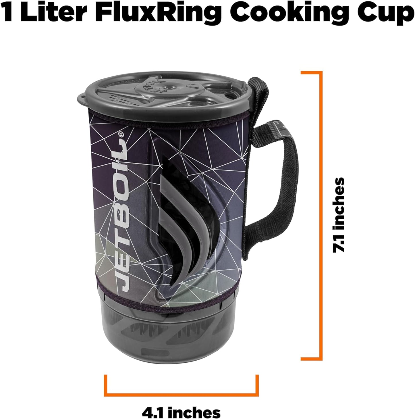 Flash Camping and Backpacking Stove System. Portable Propane/Isobutane Burner with Cooking Cup for Outdoor Trips and Hiking
