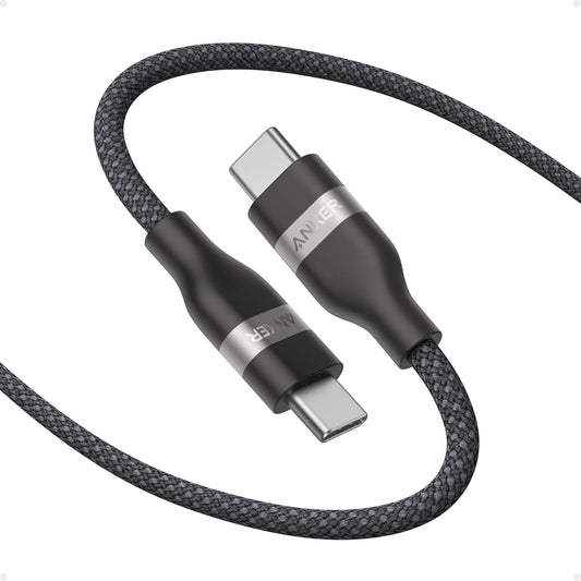 Nano USB C Cable. 240W 6 ft Flexible Multi-Color Braided Cord. Fast Charging Type C Charger for iPhone 16/16 Pro/16 Plus/16 Pro Max. MacBook Pro. iPad Pro. Galaxy S24. and More(Black)