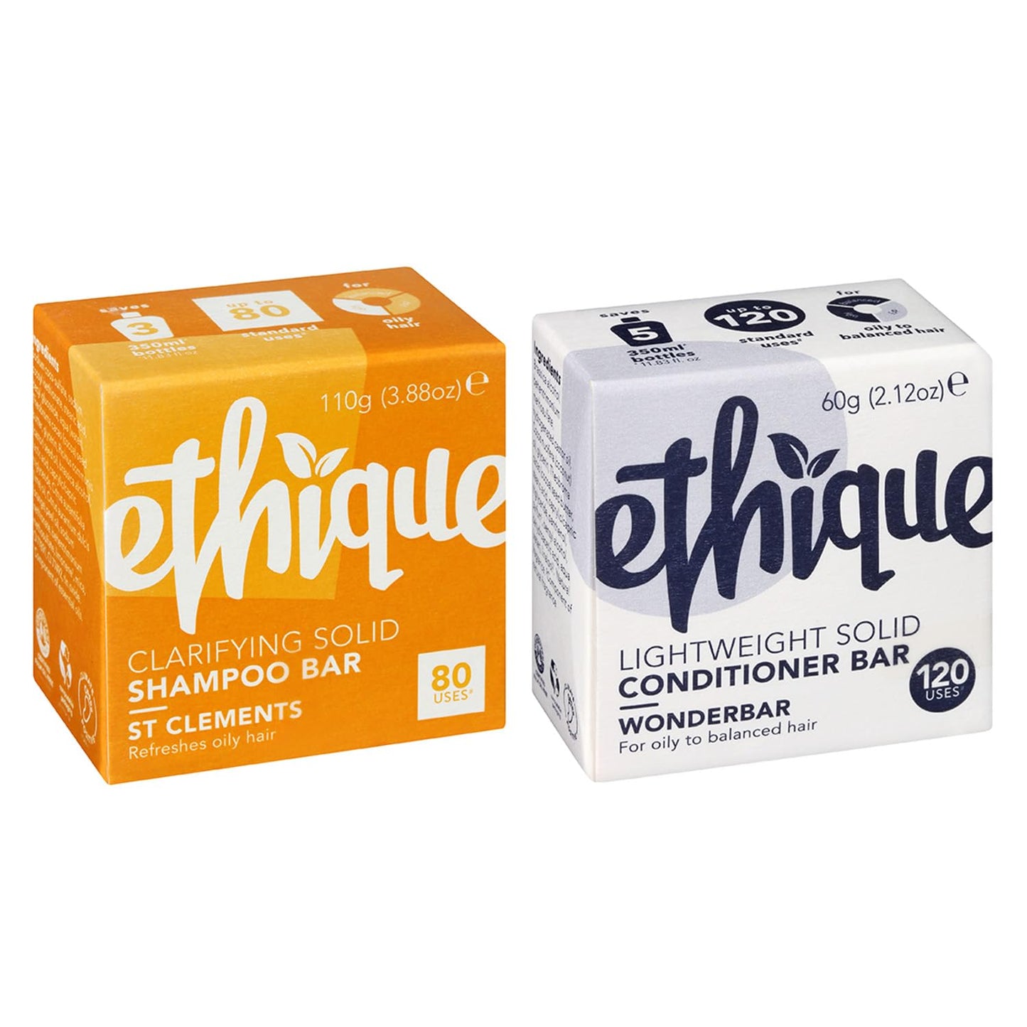 Clarifying Shampoo Bar for oily hair with Castor Oil - Plastic-Free. Vegan. Cruelty-Free. 3.88 oz