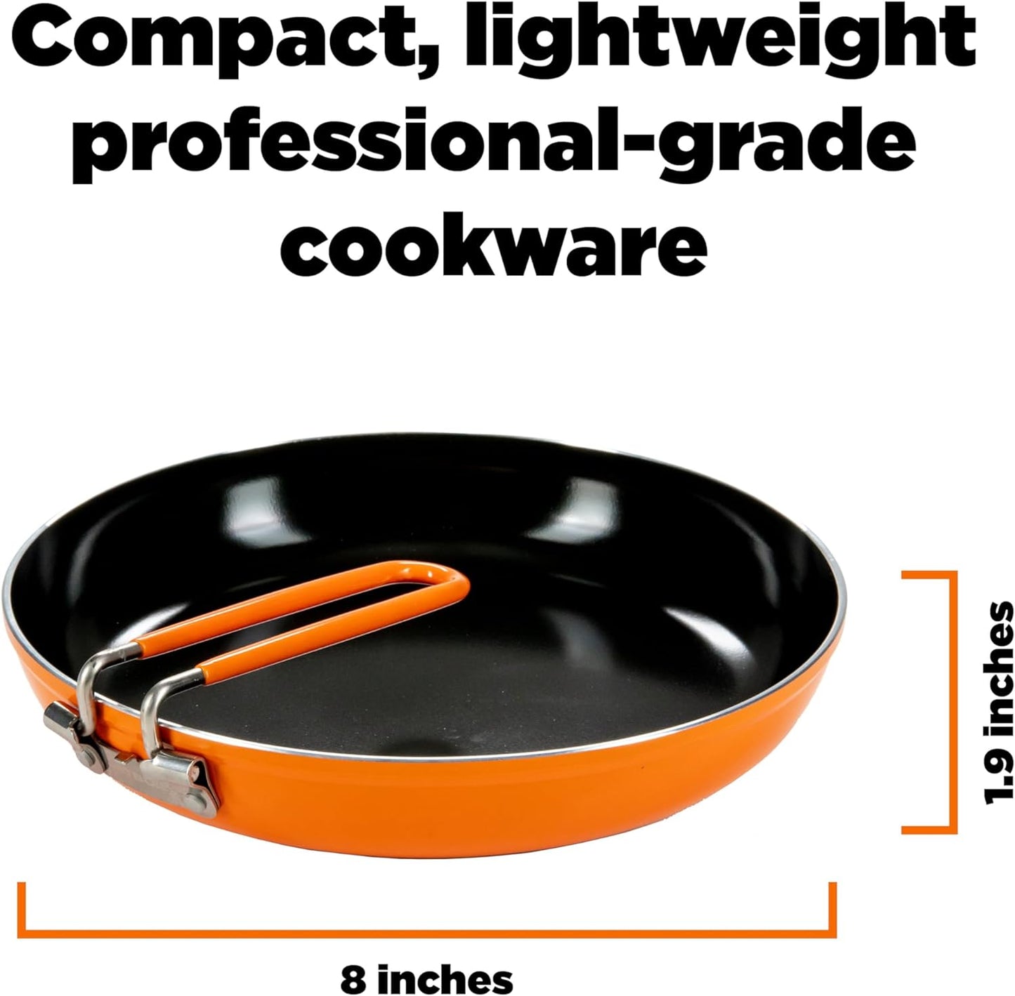 Summit Skillet Non Stick Camping Cookware for Jetboil Backpacking Stoves