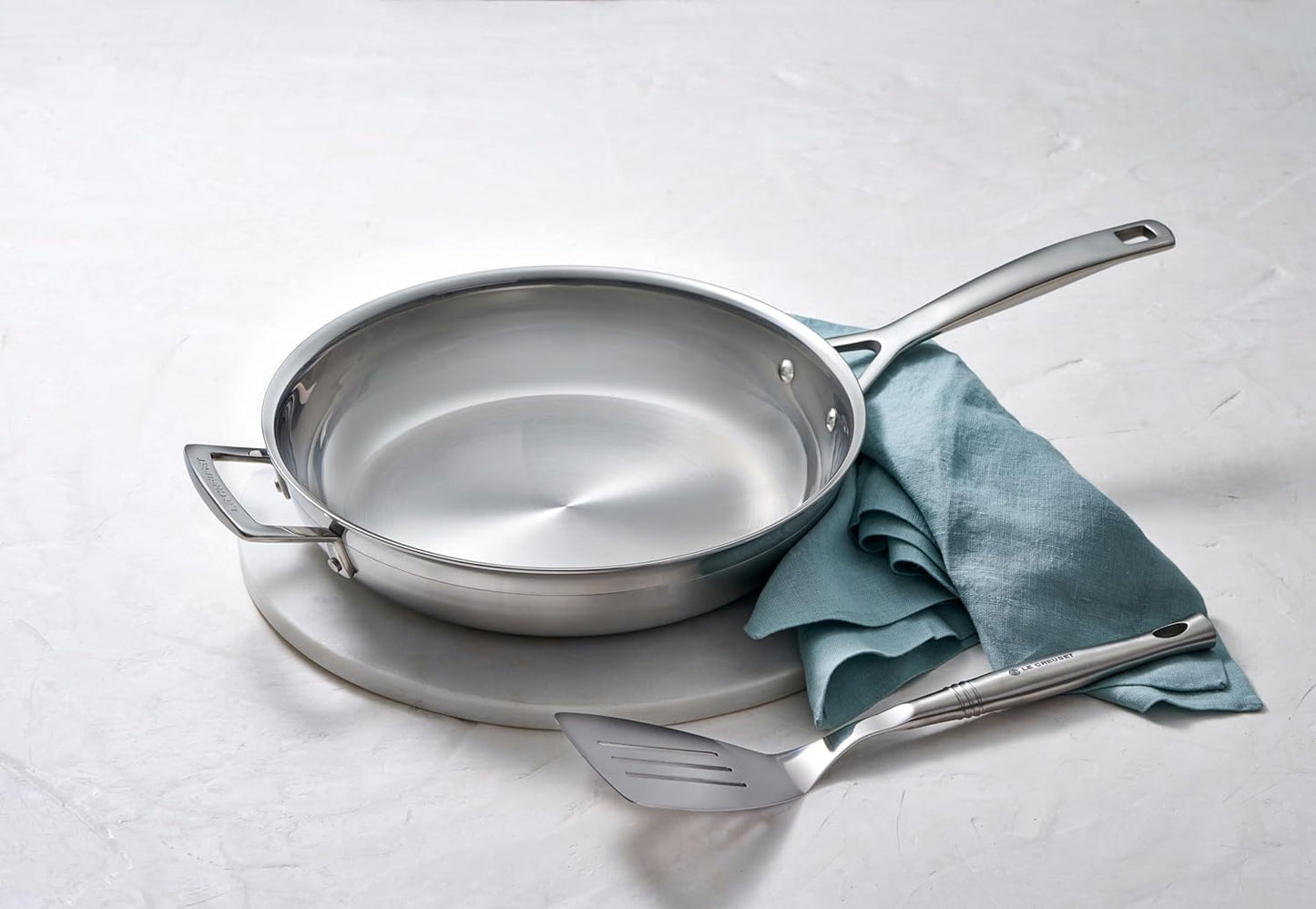Stainless Steel Classic 3-Ply Fry Pan. 11