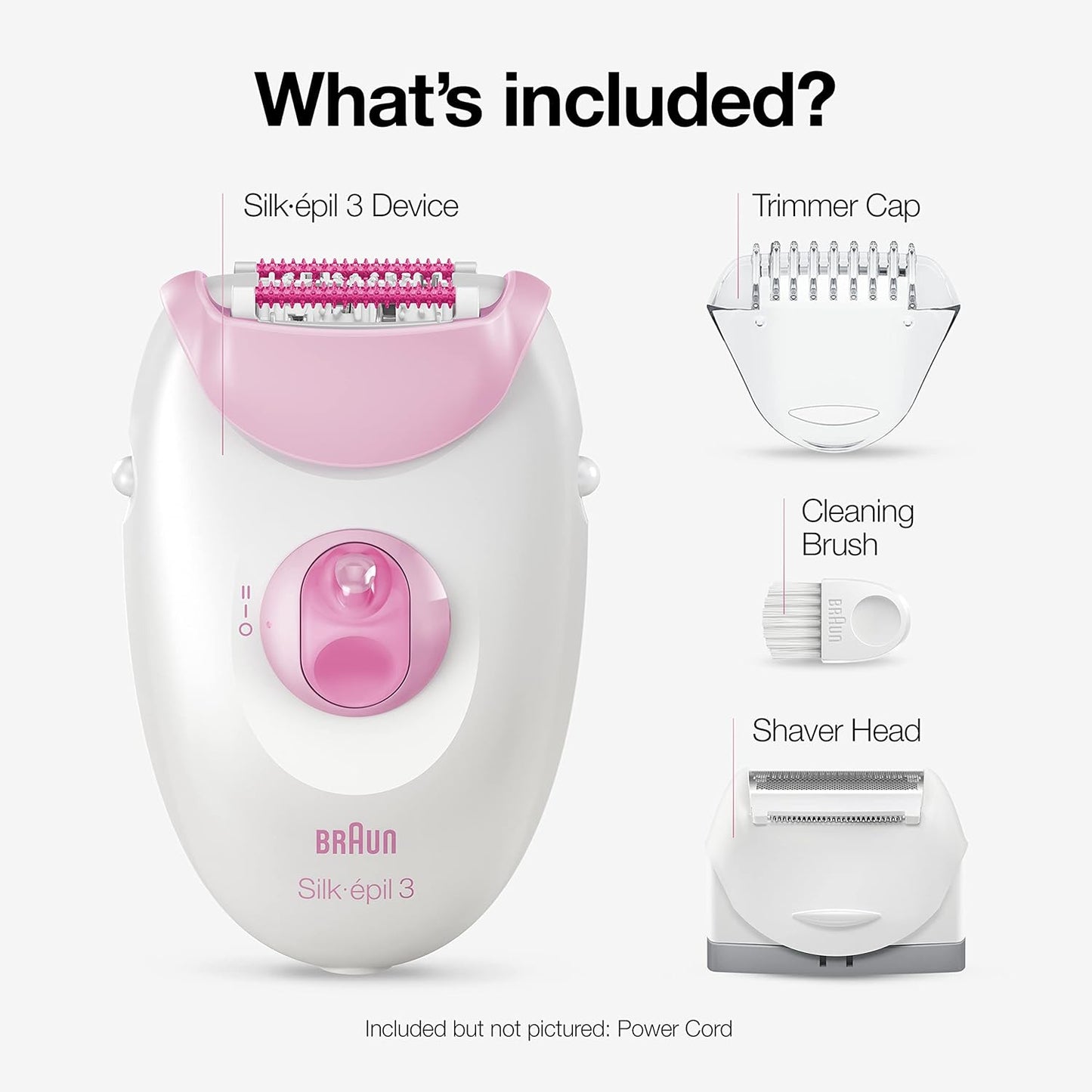 Epilator Silk-epil 3 3-270. Hair Removal Device. Epilator for Women. Shaver & Trimmer. Hair Removal