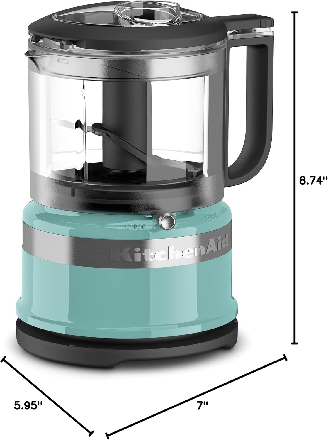 3.5 Cup Food Chopper - KFC3516. Aqua Sky