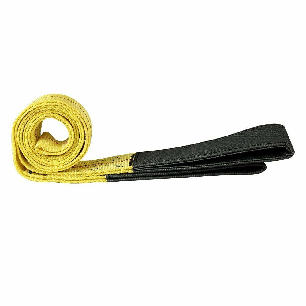 2"x 6ft Nylon Web Lifting Sling Tow Strap Flat Loop Eye & Eye Webbing, 9000LBS Max