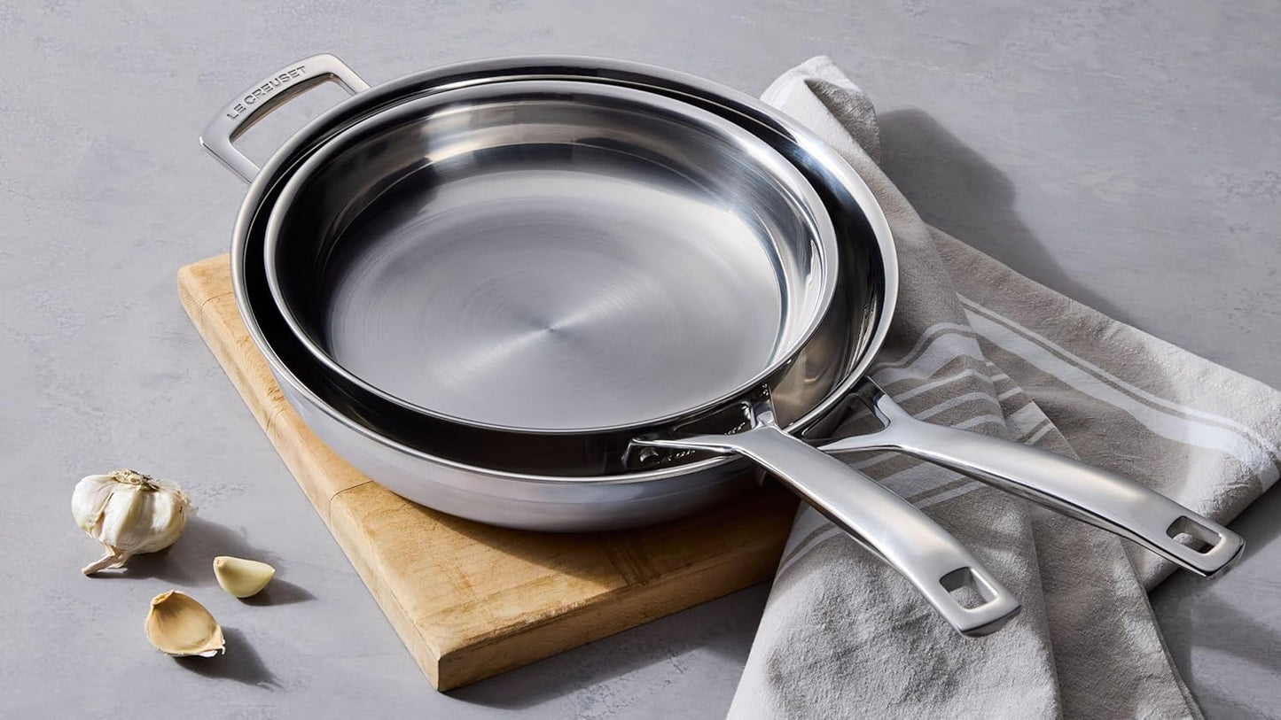 Stainless Steel Classic 3-Ply Fry Pan. 11