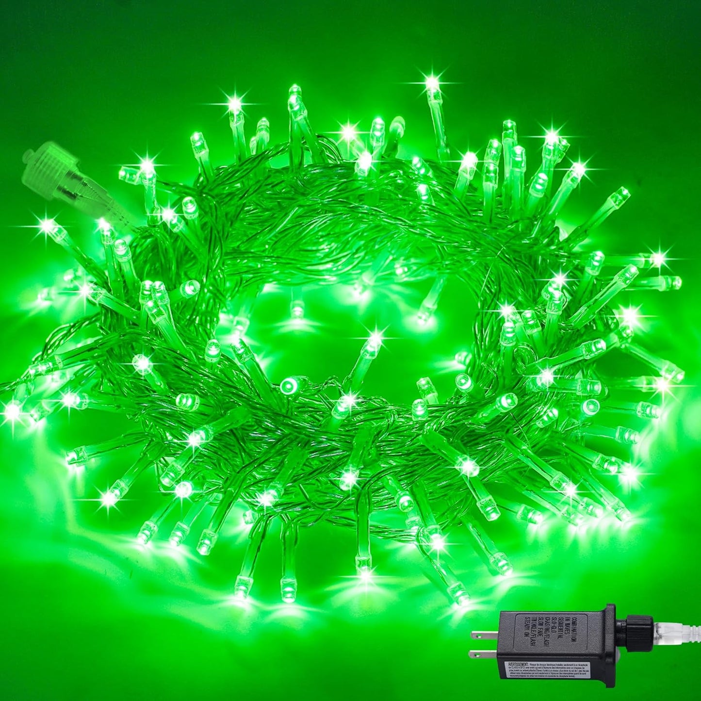 4th of July Decorations 100 LED String Lights Indoor. 33ft Red White and Blue Lights Plug-in. 8 Modes Patriotic 4th of July Lights for Indoor Outdoor Independence Day American Flag Holiday