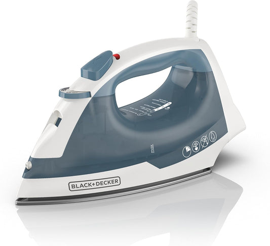 Easy Steam Compact Iron for Clothes. Automatic Shutoff. Nonstick Plate. Light Weight. 1200 Watts