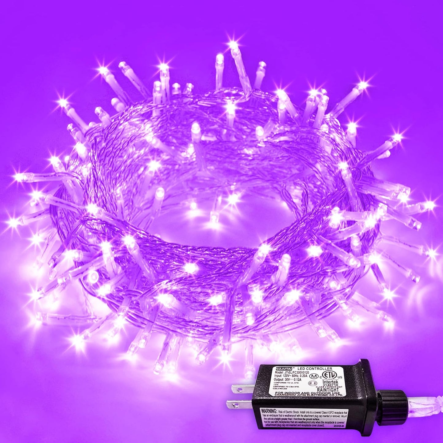 200 LED String Lights Indoor Outdoor Clear Wire. Connectable Warm White Christmas String Lights for Bedroom. 66 Ft Twinkle Fairy String Lights Plug in for Home Wedding Tree Yard Patio Spring