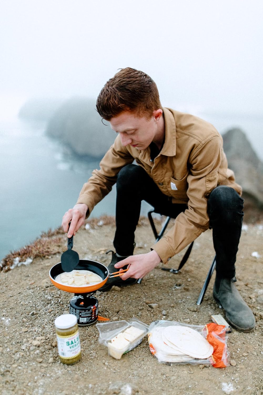 Summit Skillet Non Stick Camping Cookware for Jetboil Backpacking Stoves