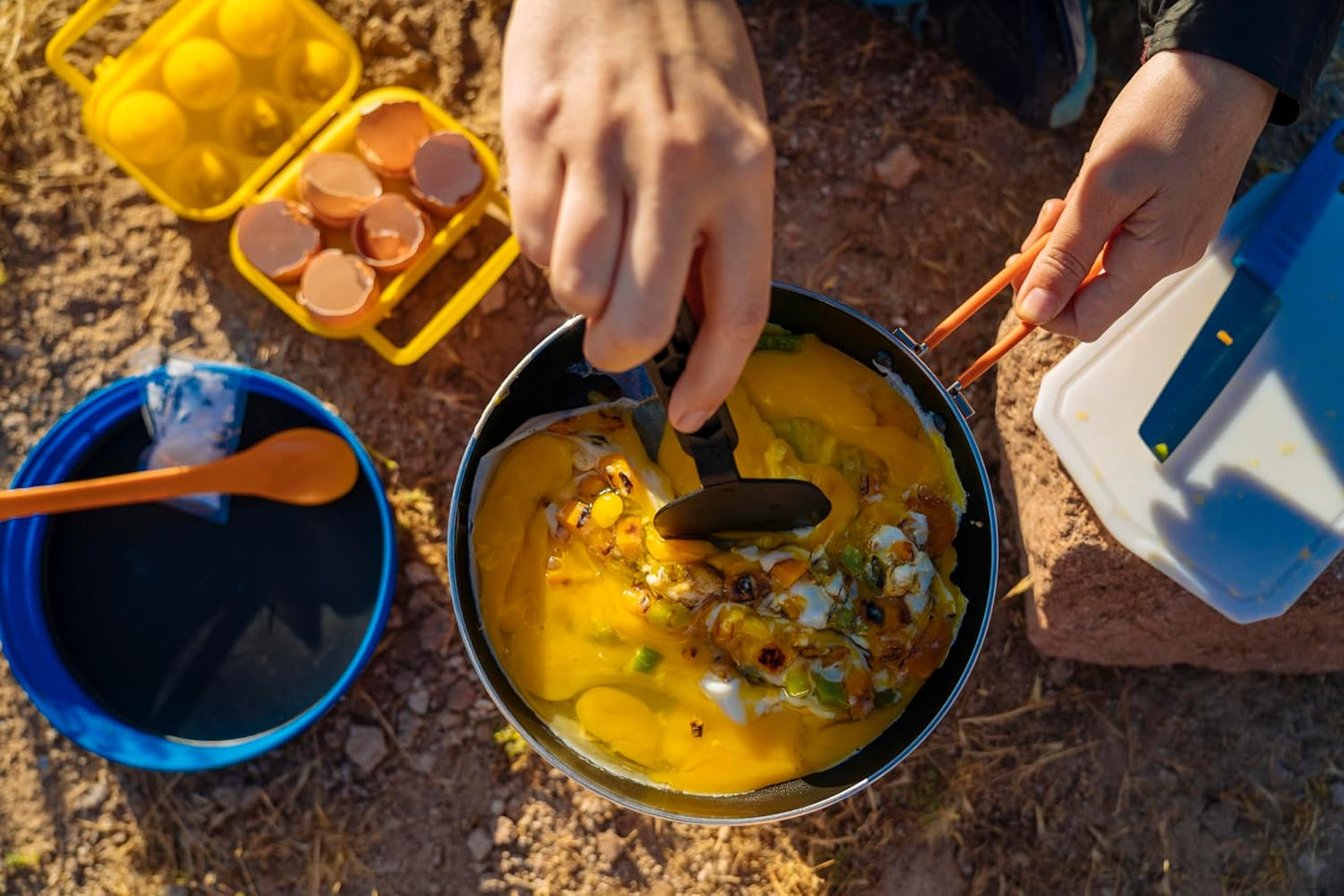 Summit Skillet Non Stick Camping Cookware for Jetboil Backpacking Stoves