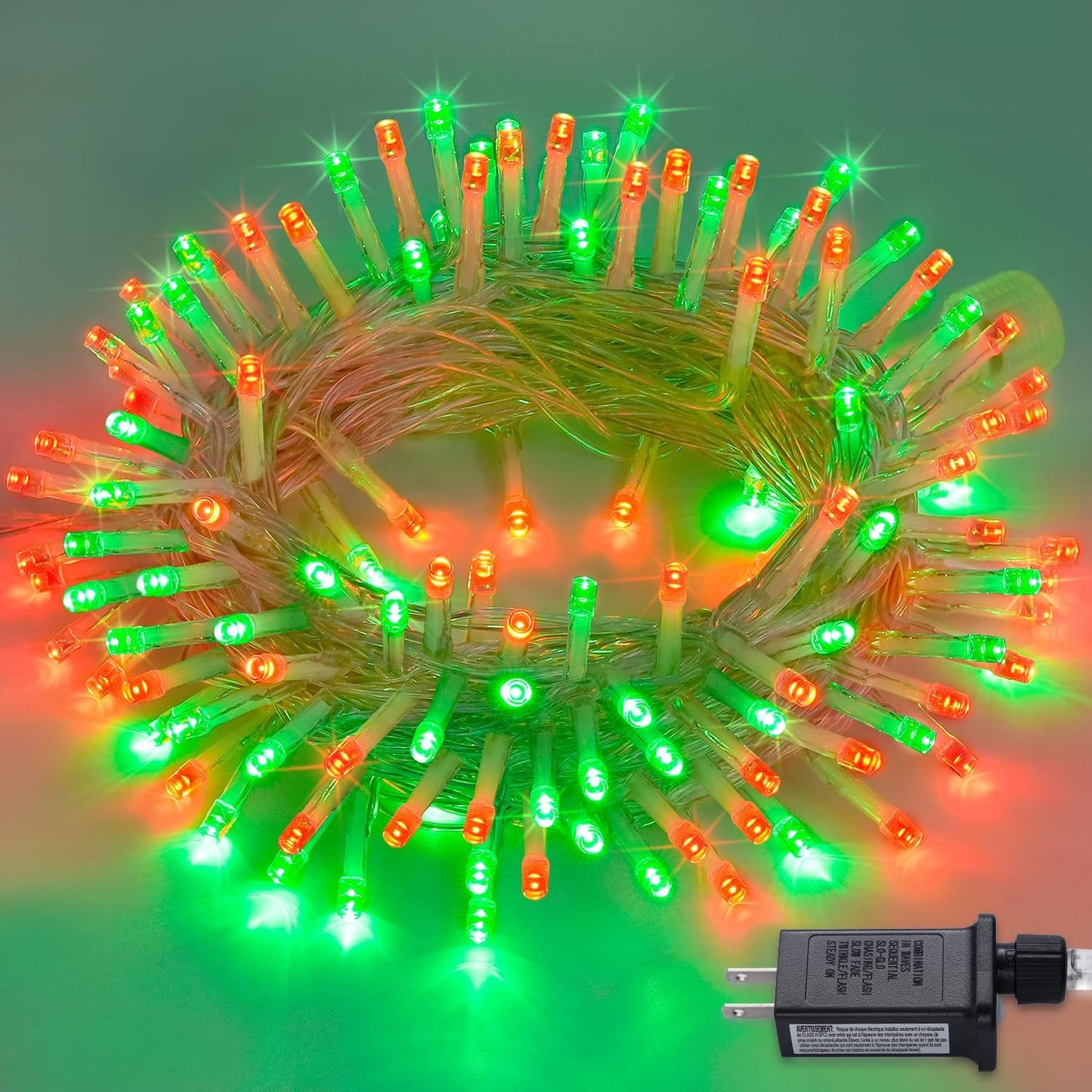 4th of July Decorations 100 LED String Lights Indoor. 33ft Red White and Blue Lights Plug-in. 8 Modes Patriotic 4th of July Lights for Indoor Outdoor Independence Day American Flag Holiday
