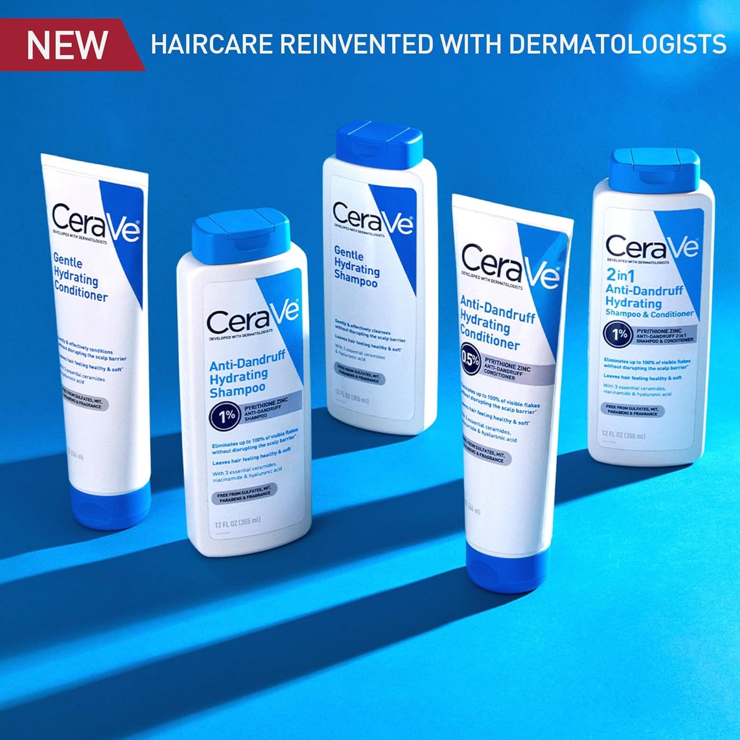 Hydrating Anti Dandruff Shampoo. 1% Pyrithione Zinc Dandruff Treatment With Ceramides. Niacinamide & Hyaluronic Acid. Helps Eliminate Flakes & Provides Itchy Scalp Relief. Sulfate Free. 12 Oz
