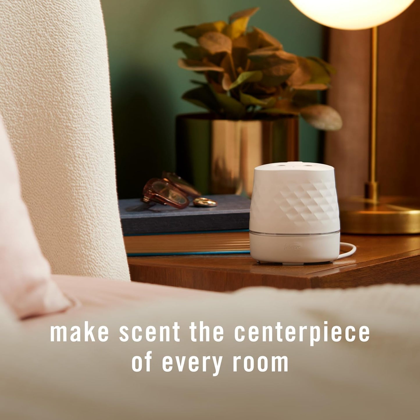 Scent Booster Continuous Scent Device Oil Diffuser. Compatible with Febreze Air Freshener Plug in Refills