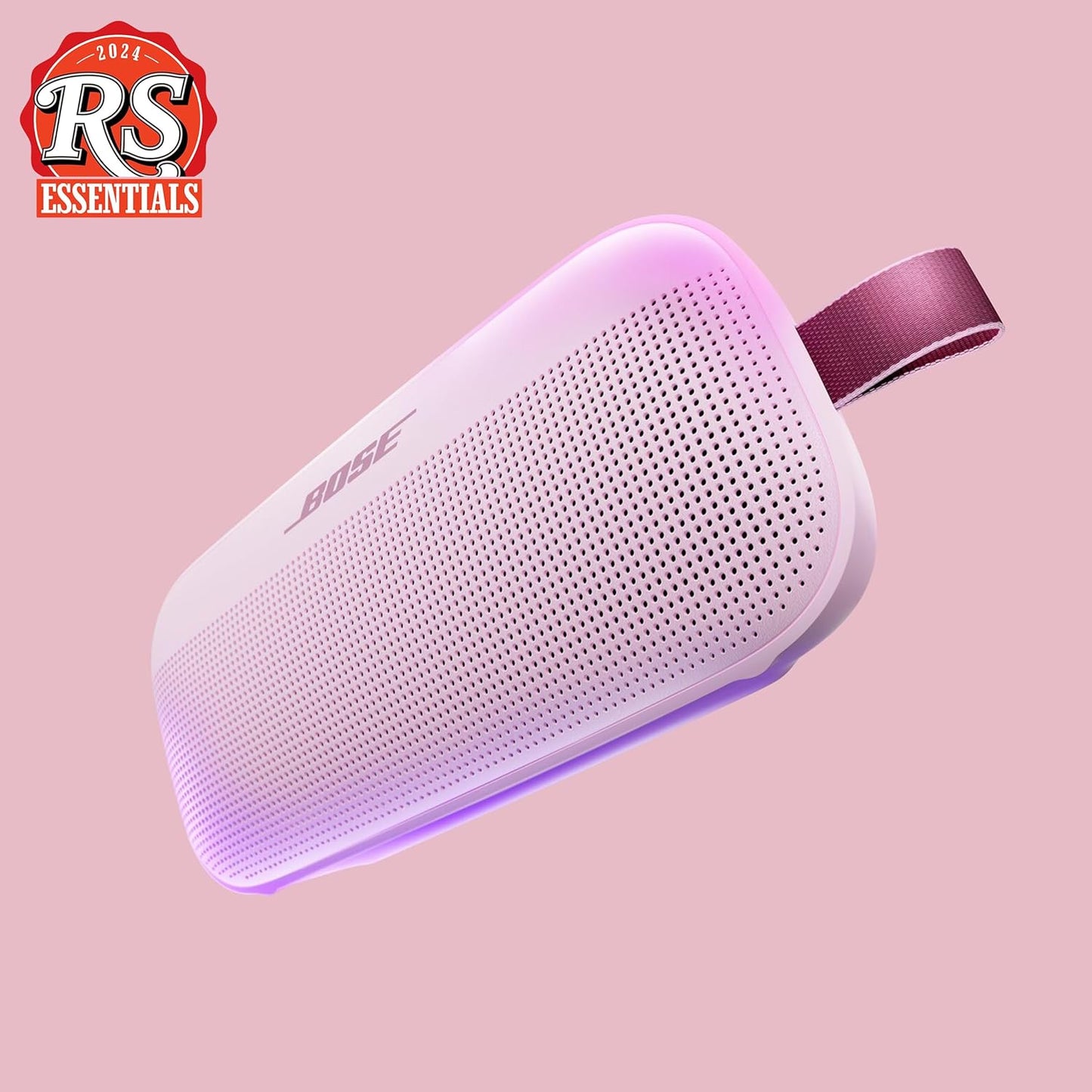 Portable Bluetooth Speaker (2nd Gen). Portable Outdoor Speaker with Hi-Fi Audio. Up to 12 Hours Battery Life. Waterproof and Dustproof. Petal Pink - Limited Edition Color