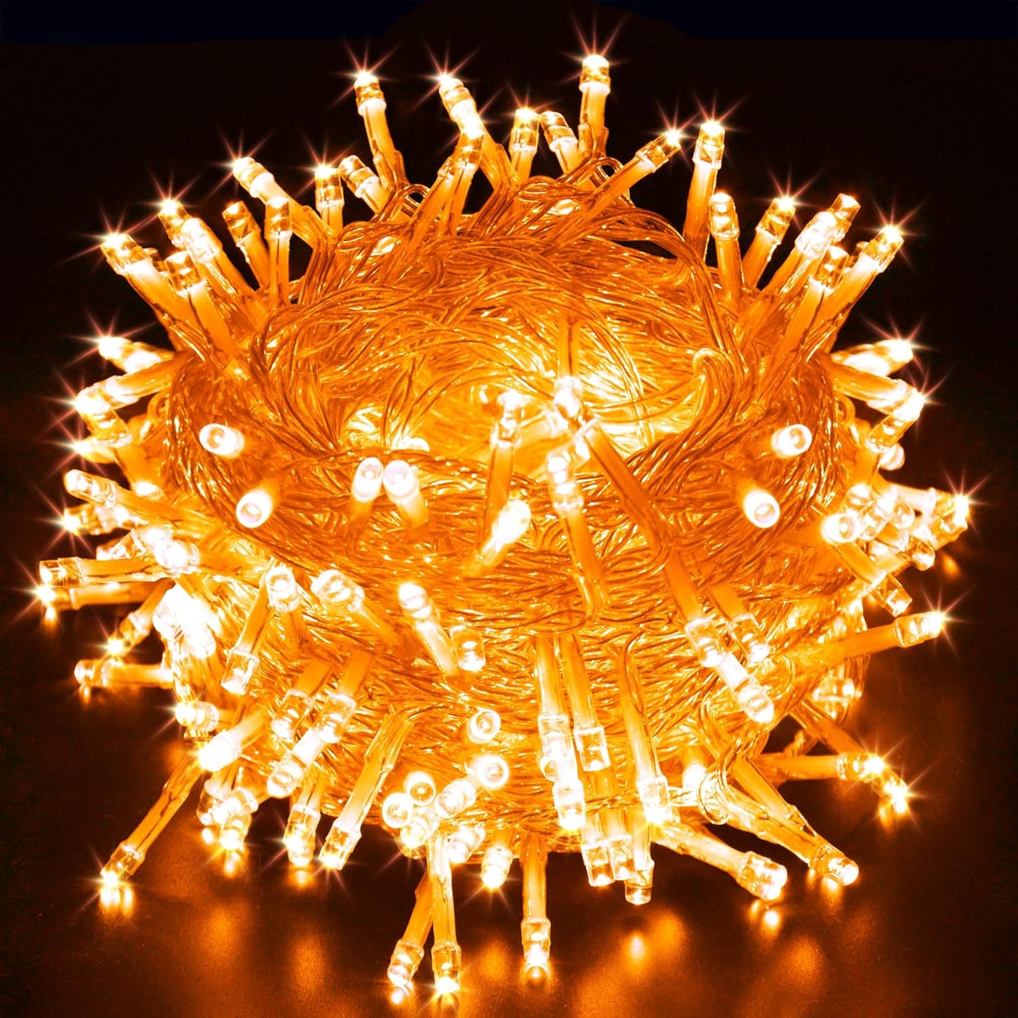 4th of July Decorations 100 LED String Lights Indoor. 33ft Red White and Blue Lights Plug-in. 8 Modes Patriotic 4th of July Lights for Indoor Outdoor Independence Day American Flag Holiday