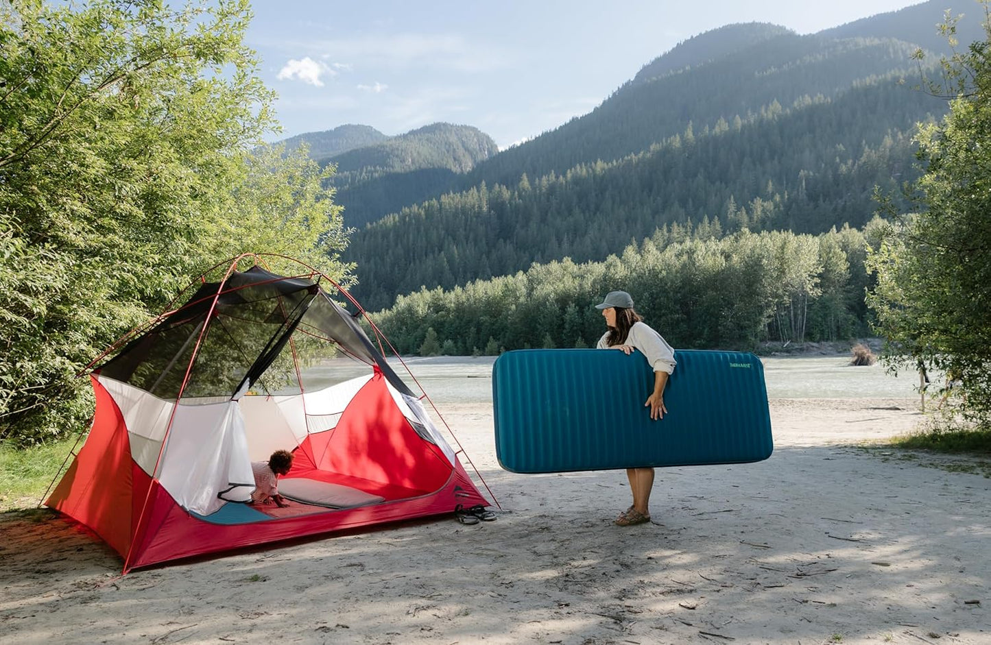 3D Self-Inflating Camping Sleeping Pad