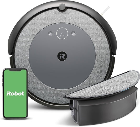 i5 Robot Vacuum & Mop - Clean by Room with Smart Mapping. Works with Alexa. Personalized Cleaning Powered OS. Ideal for Pet Hair. Carpet and Hard Floors