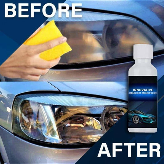 (Buy 2 Get 1 Free)Headlight Renewals Polish Car Kit Headlight Liquid Cleaning 20ml~PPHHD(NEW)