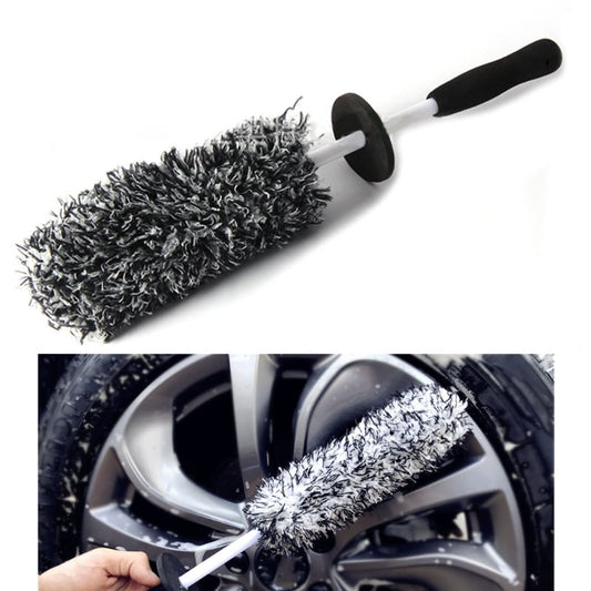 ZUARFY Wheel Tire Brush Car Rim Detailing Brushes Cleaning Microfiber Cleaning Cloth
