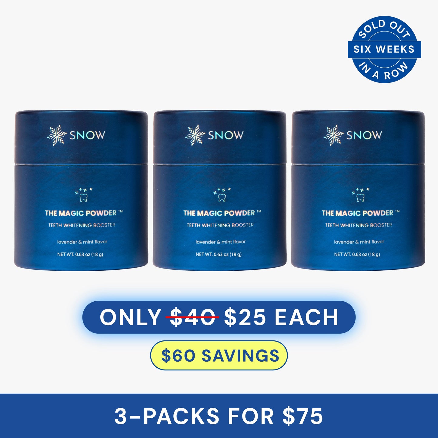Magic Whitening Toothpaste Booster® Powder with Hydroxyapatite