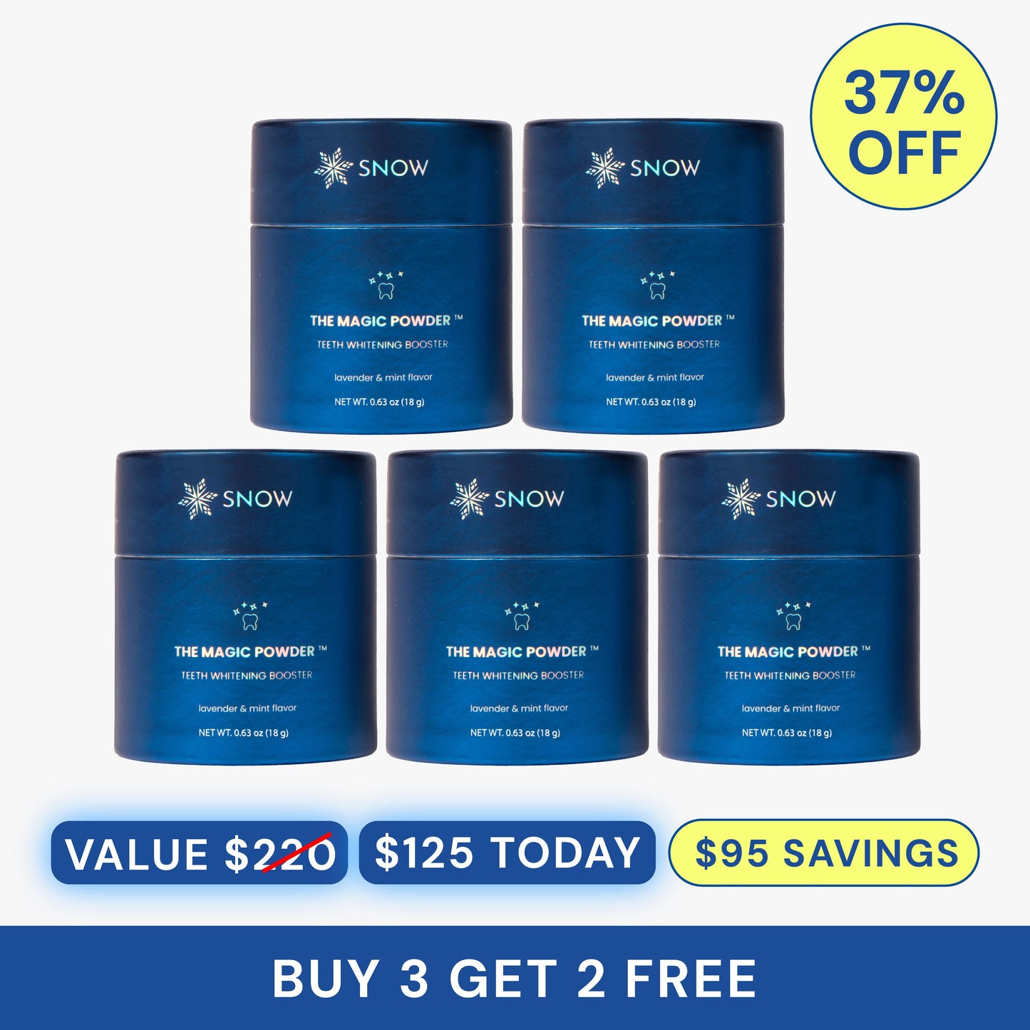 Magic Whitening Toothpaste Booster® Powder with Hydroxyapatite