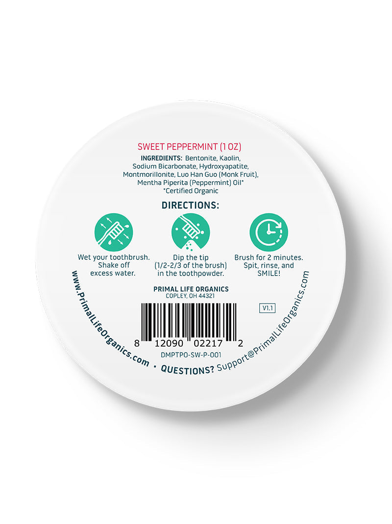 Toothpowder /  Powdered Mineral Toothpaste