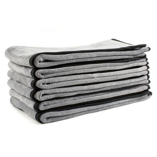 Zwipes 892-2 Auto 16" x 24" Premium Plush Microfiber Cleaning Cloth, 6 Pack
