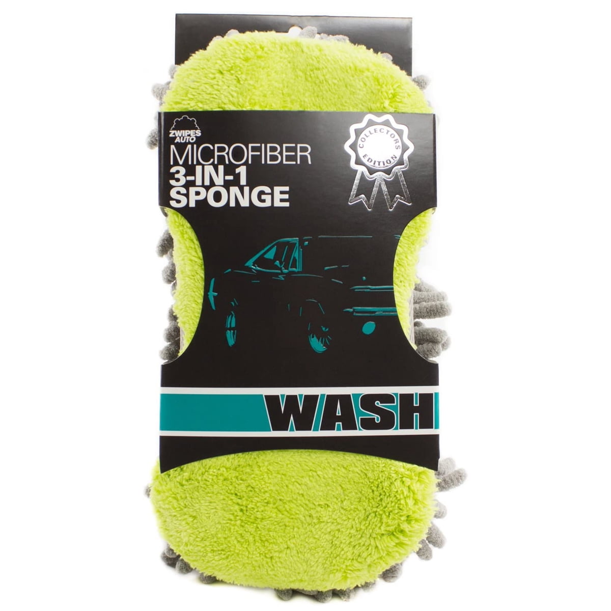 Zwipes Auto 887 Professional Microfiber 3-in-1 Wash Super Sponge