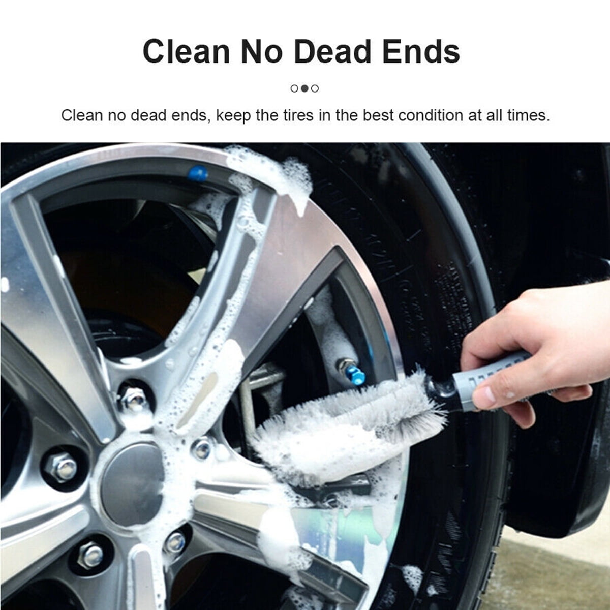 12Pcs Car Wash Tool Cleaning Kit Auto Care Car Wash Cleaning Tools Kit for Cleaning Wheels Interior Exterior Seat Microfiber Car Care Cleaning Set for Trucks Motorcycles RV