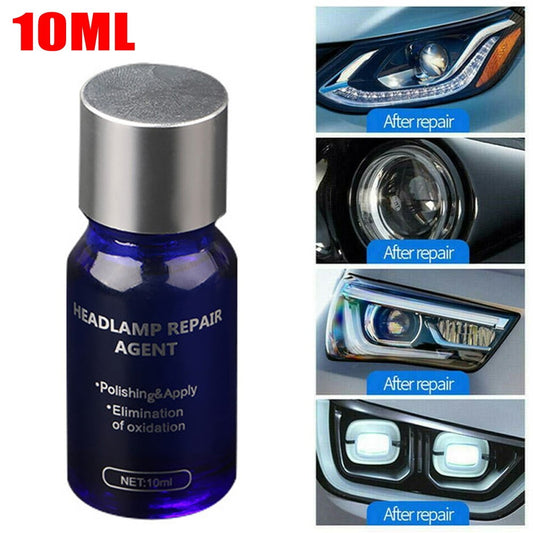 10ML Car Headlight Polishing Fluid Restoration Kit Scratch Repair Cleaner