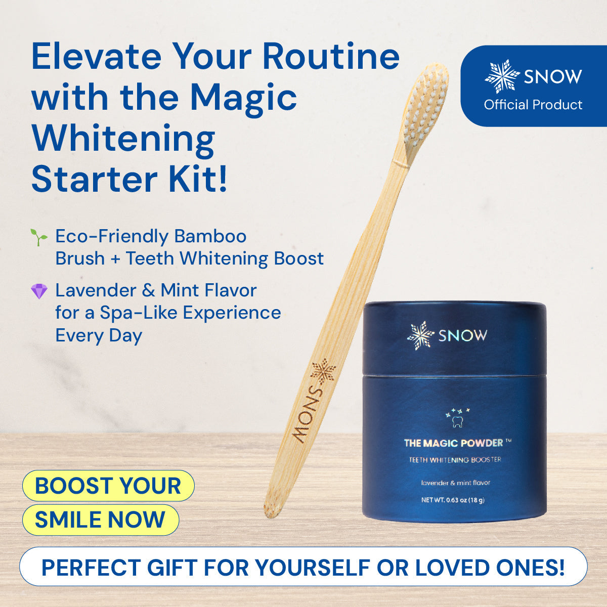 Magic Whitening Toothpaste Booster® Powder with Hydroxyapatite